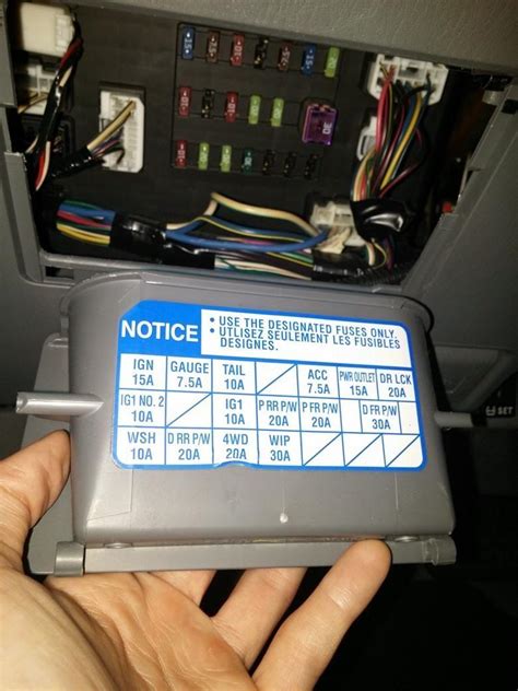 2003 tacoma junction box relay 15|Switch & Relay & Computer .